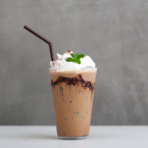 Iced Mocha Mint Latte