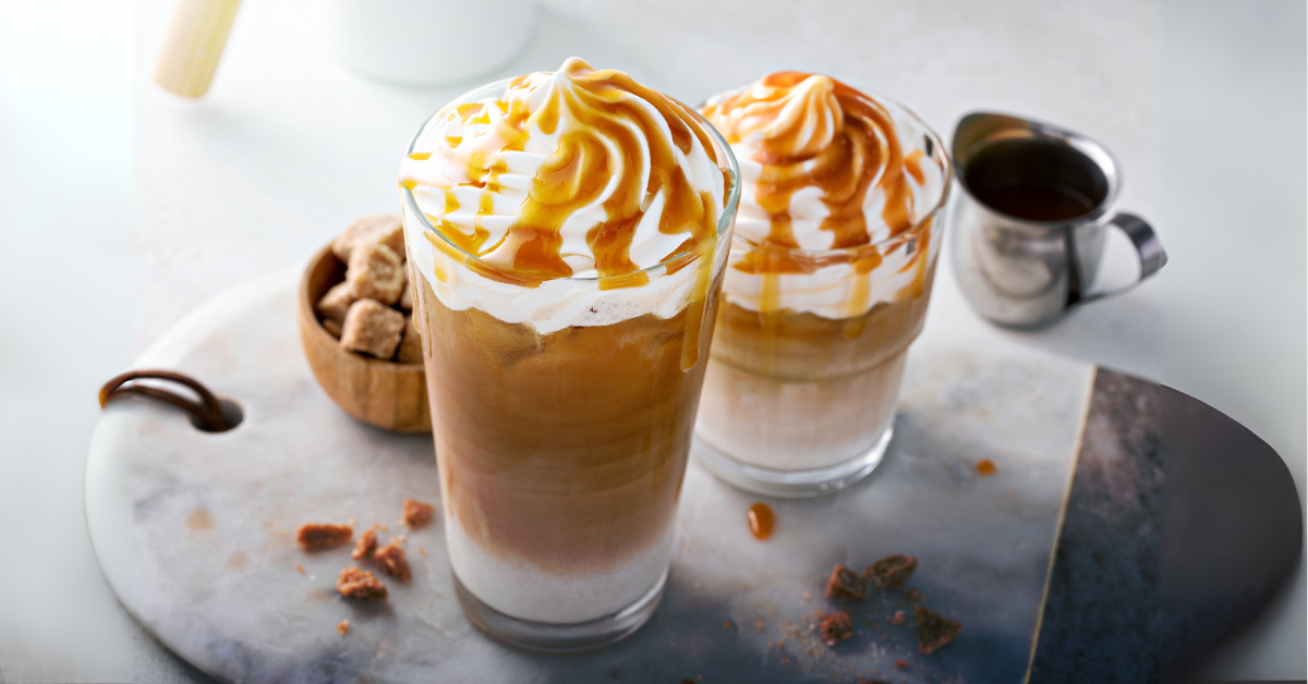 Iced Sea-Salt Caramel Latte