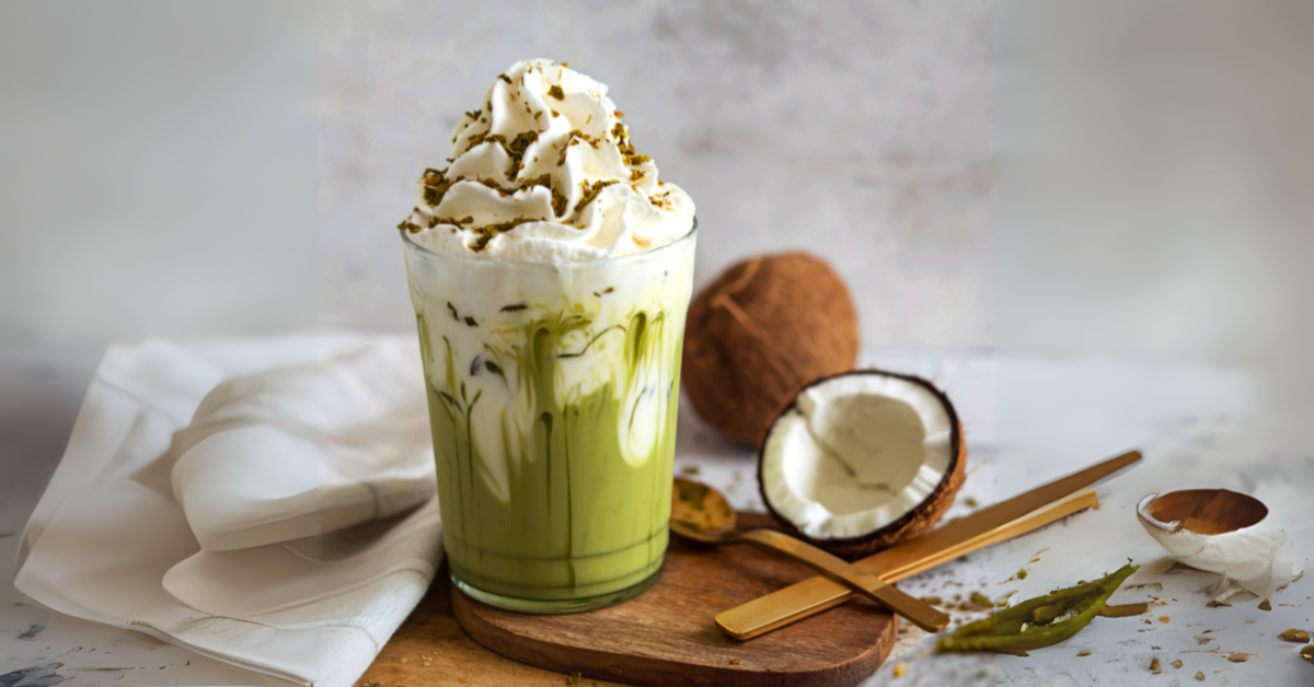 Iced Matcha Coconut Latte