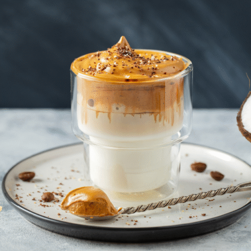 White Chocolate Coconut Dalgona Coffee
